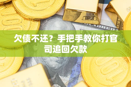 武汉欠债不还？手把手教你打官司追回欠款