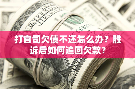 武汉打官司欠债不还怎么办？胜诉后如何追回欠款？