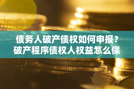 武汉债务人破产债权如何申报？破产程序债权人权益怎么保障？