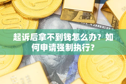 武汉起诉后拿不到钱怎么办？如何申请强制执行？