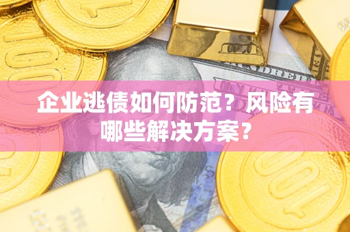 武汉企业逃债如何防范？风险有哪些解决方案？
