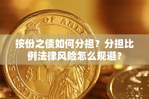 武汉按份之债如何分担？分担比例法律风险怎么规避？