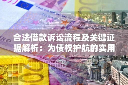 武汉合法借款诉讼流程及关键证据解析：为债权护航的实用指南