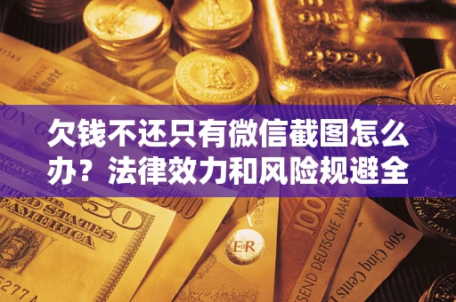 武汉欠钱不还只有微信截图怎么办？法律效力和风险规避全解析