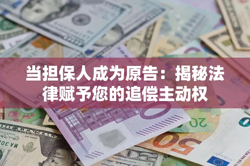 武汉当担保人成为原告：揭秘法律赋予您的追偿主动权