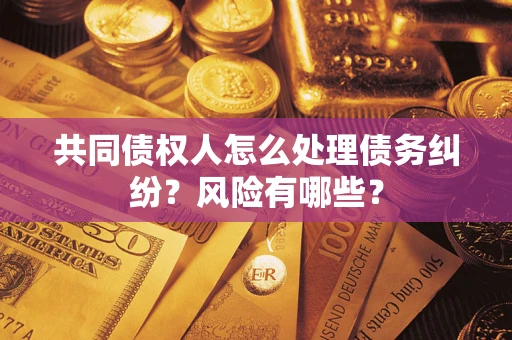 武汉共同债权人怎么处理债务纠纷？风险有哪些？