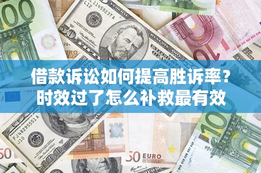 武汉借款诉讼如何提高胜诉率？时效过了怎么补救最有效