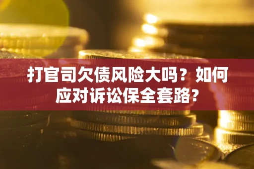 武汉打官司欠债风险大吗？如何应对诉讼保全套路？