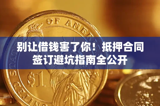 武汉别让借钱害了你！抵押合同签订避坑指南全公开